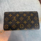 Pre-owned Authentic Louis Vuitton Portefeuille  International Monogram Wallet