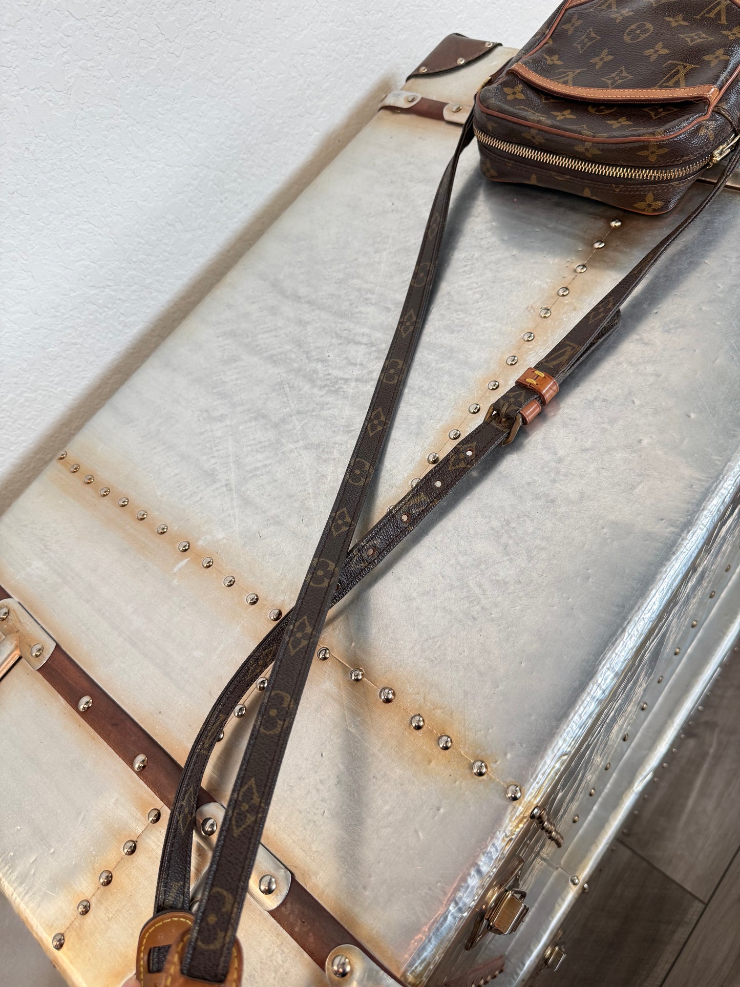 Pre-owned Authentic Louis Vuitton Danube Monogram Crossbody Bag