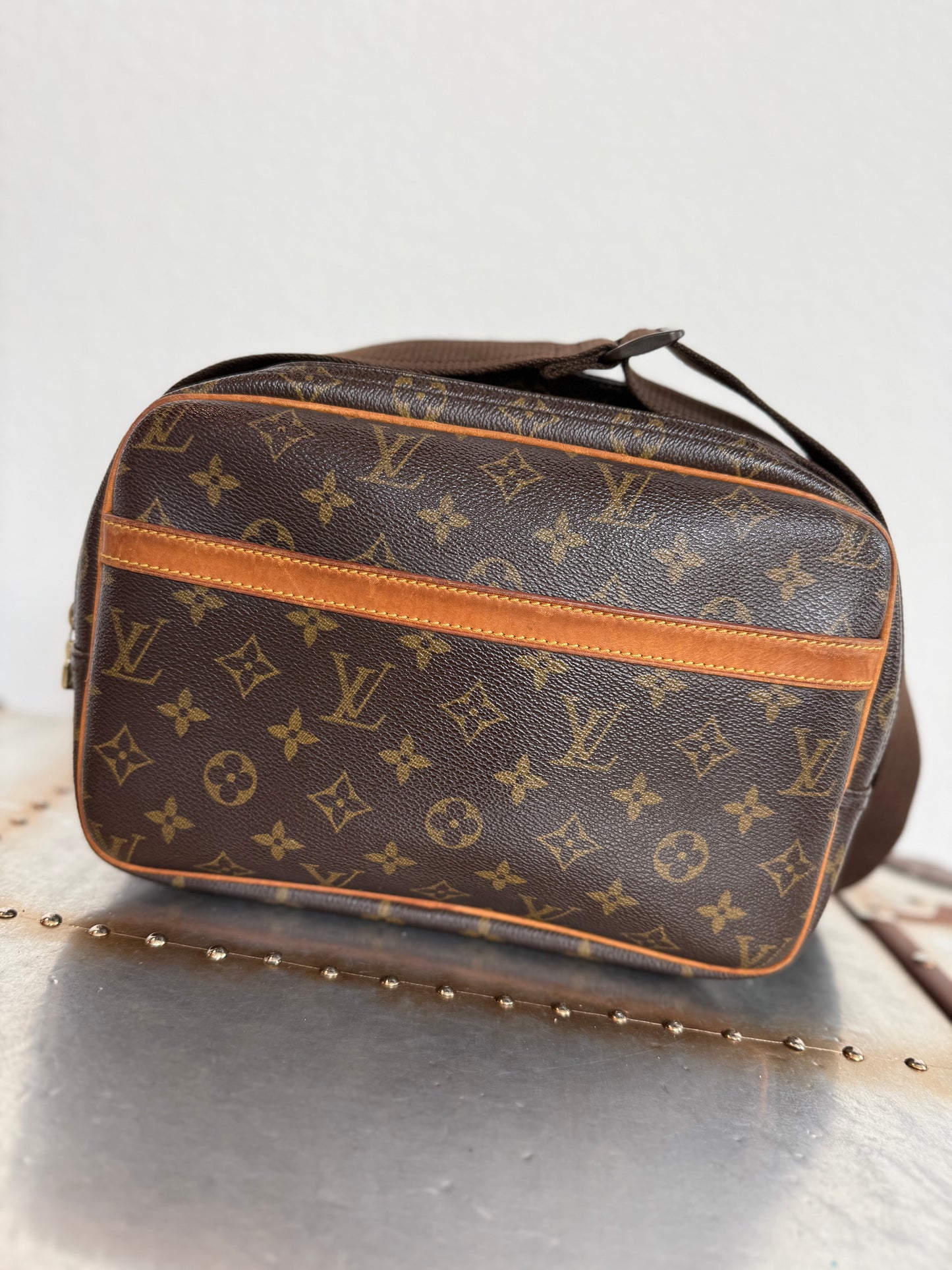 Pre-owned Authentic Louis Vuitton Reporter PM Monogram Shoulder / Crossbody Bag
