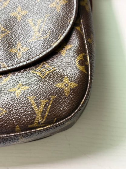 Pre-owned Authentic Louis Vuitton Saint Cloud GM Monogram Crossbody Bag
