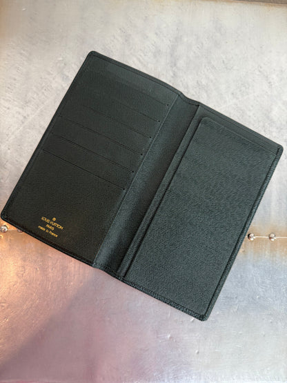 Pre-owned Authentic Louis Vuitton Bifold Checkbook/ Long Wallet