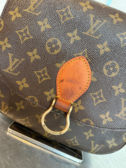 Pre-owned Authentic Louis Vuitton Saint Cloud GM Monogram Crossbody Bag