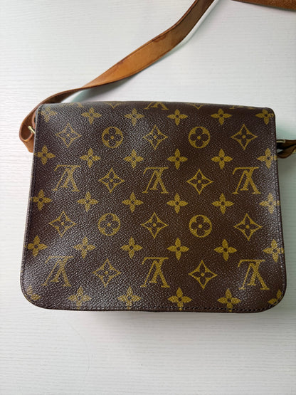 Pre-owned Louis Vuitton Cartouchiere GM Monogram Shoulder / Crossbody Bag