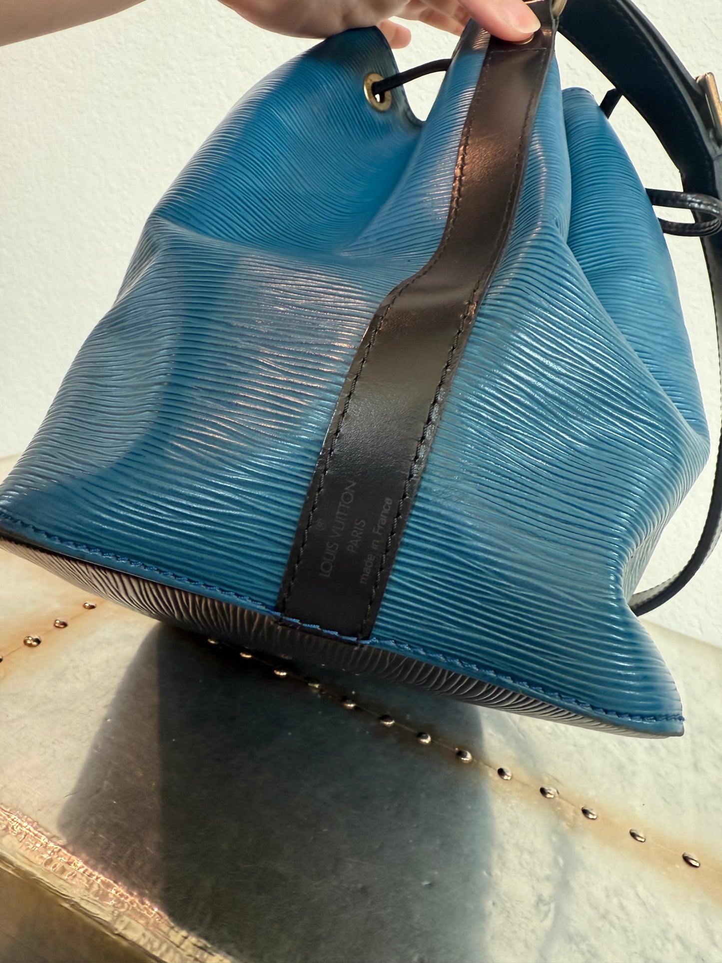 Pre-owned Authentic Louis Vuitton Petite Noe Epi  Shoulder Bag