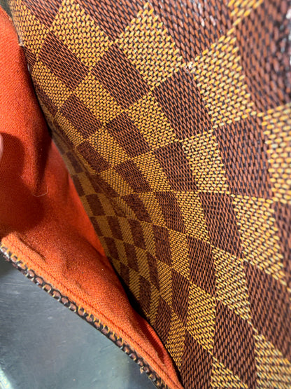 Pre-owned Authentic Louis Vuitton Olav PM  Damier Ebene Crossbody Bag