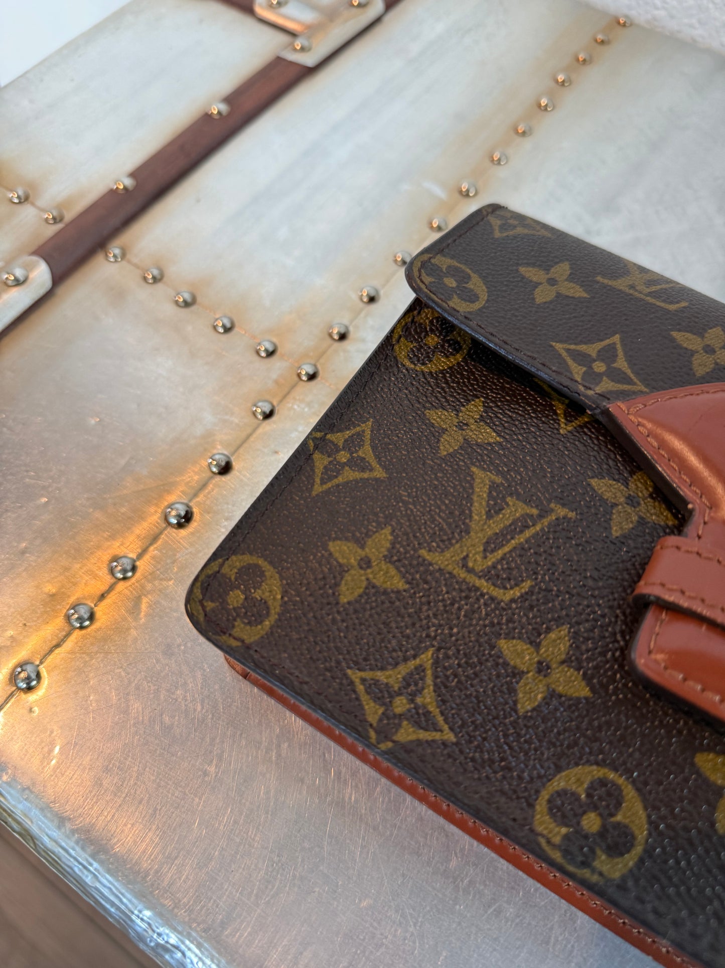 Pre-owned Authentic Louis Vuitton Vintage Chaillot Monogram Canvas Clutch Handbag