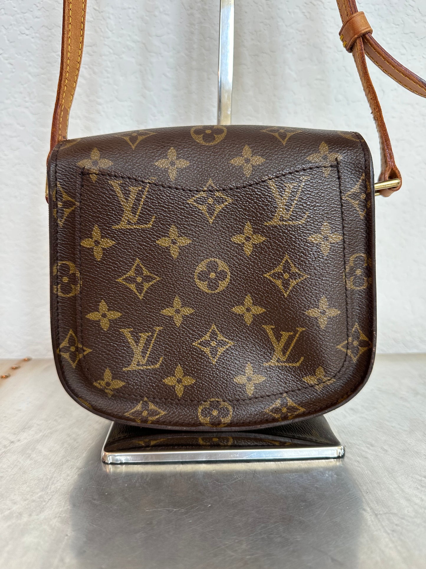 Pre-owned Authentic Louis Vuitton Saint Cloud PM Monogram Shoulder / Crossbody Bag