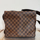 Pre-owned Authentic Louis Vuitton Naviglio Damier Ebene Crossbody Bag