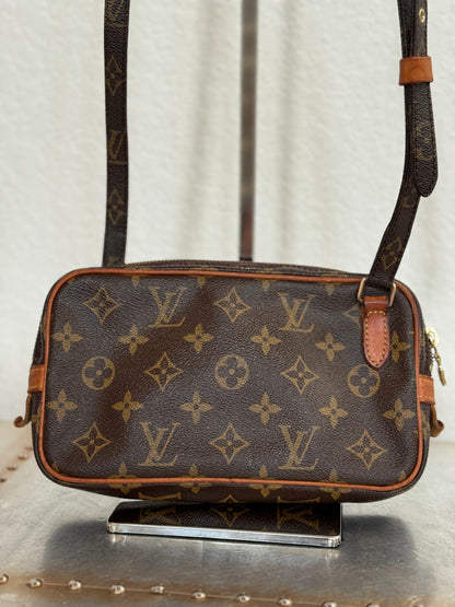 Pre-owned Authentic Louis Vuitton Marly Bandouliere Monogram Crossbody Bag