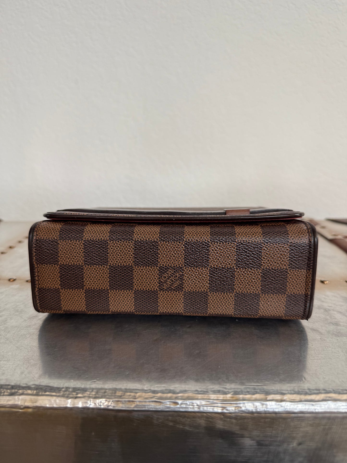 Pre-owned Louis Vuitton Tribeca Mini Damier Ebene Shoulder Bag / Handbag