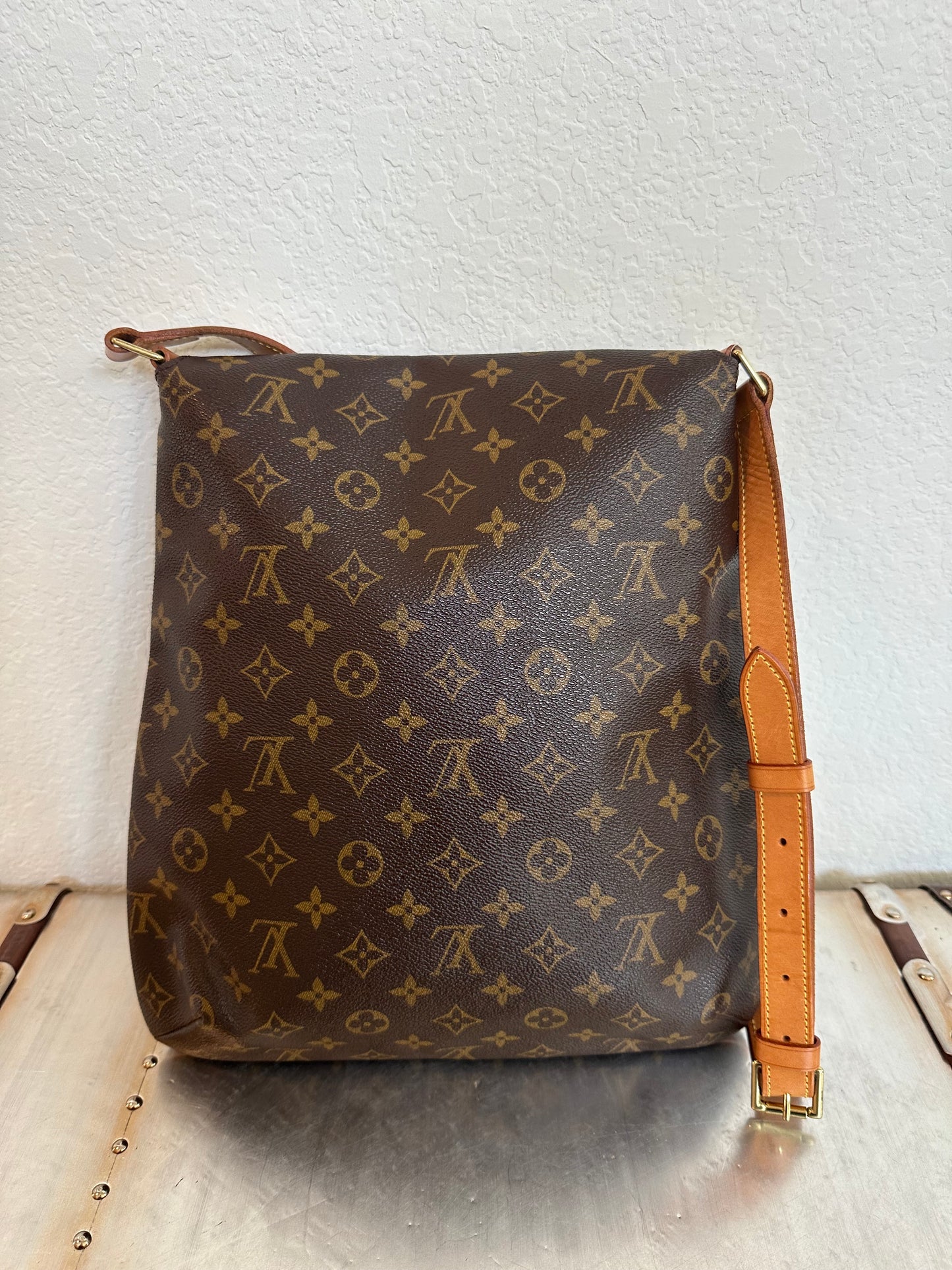 Pre-owned Authentic Louis Vuitton Musette Salsa GM Monogram Shoulder / Crossbody Bag