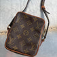 Pre-owned Louis Vuitton Mini Danube Monogram Crossbody Bag
