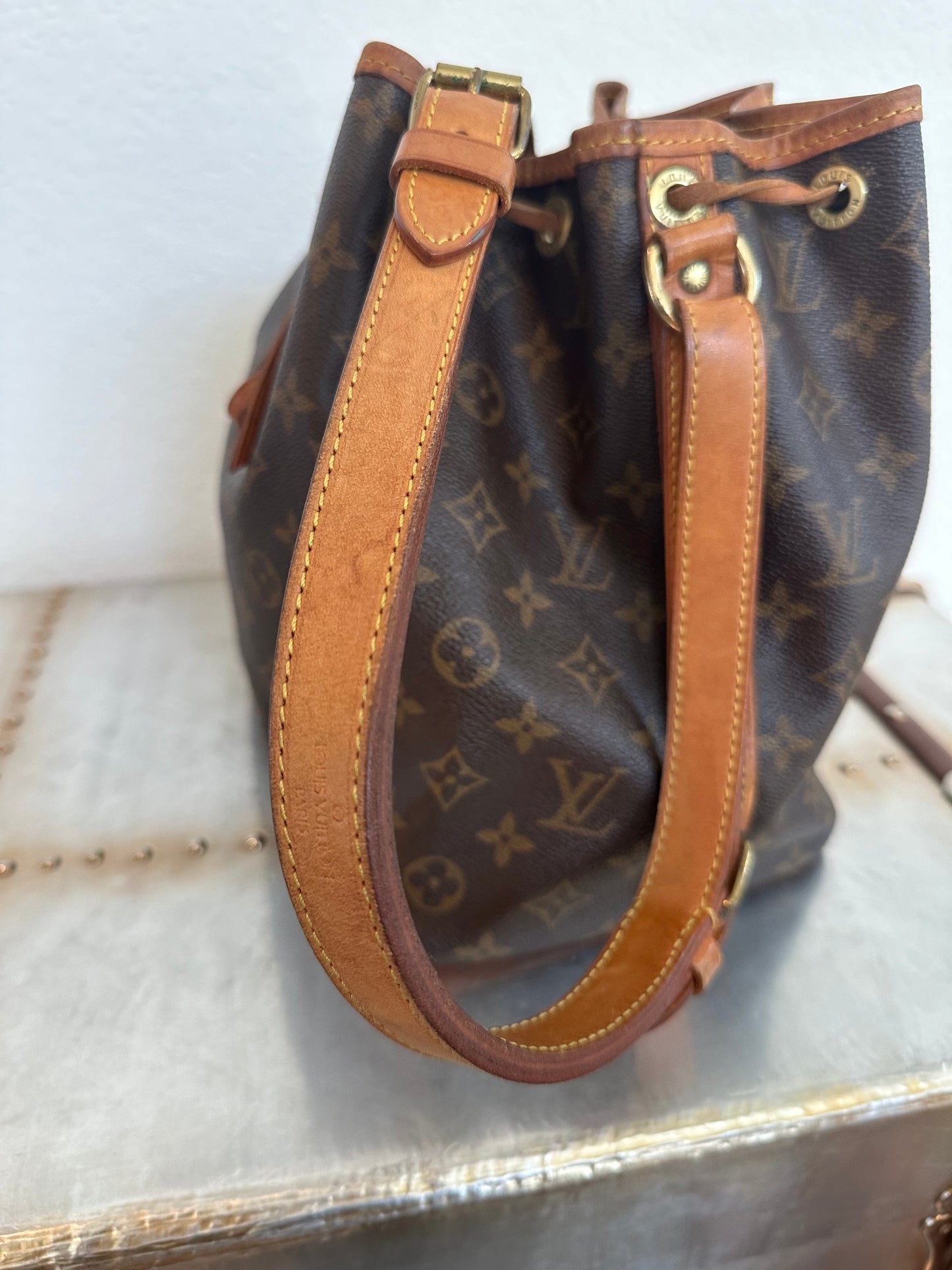 Pre-owned Authentic Louis Vuitton Petite Noe Monogram Shoulder Bag