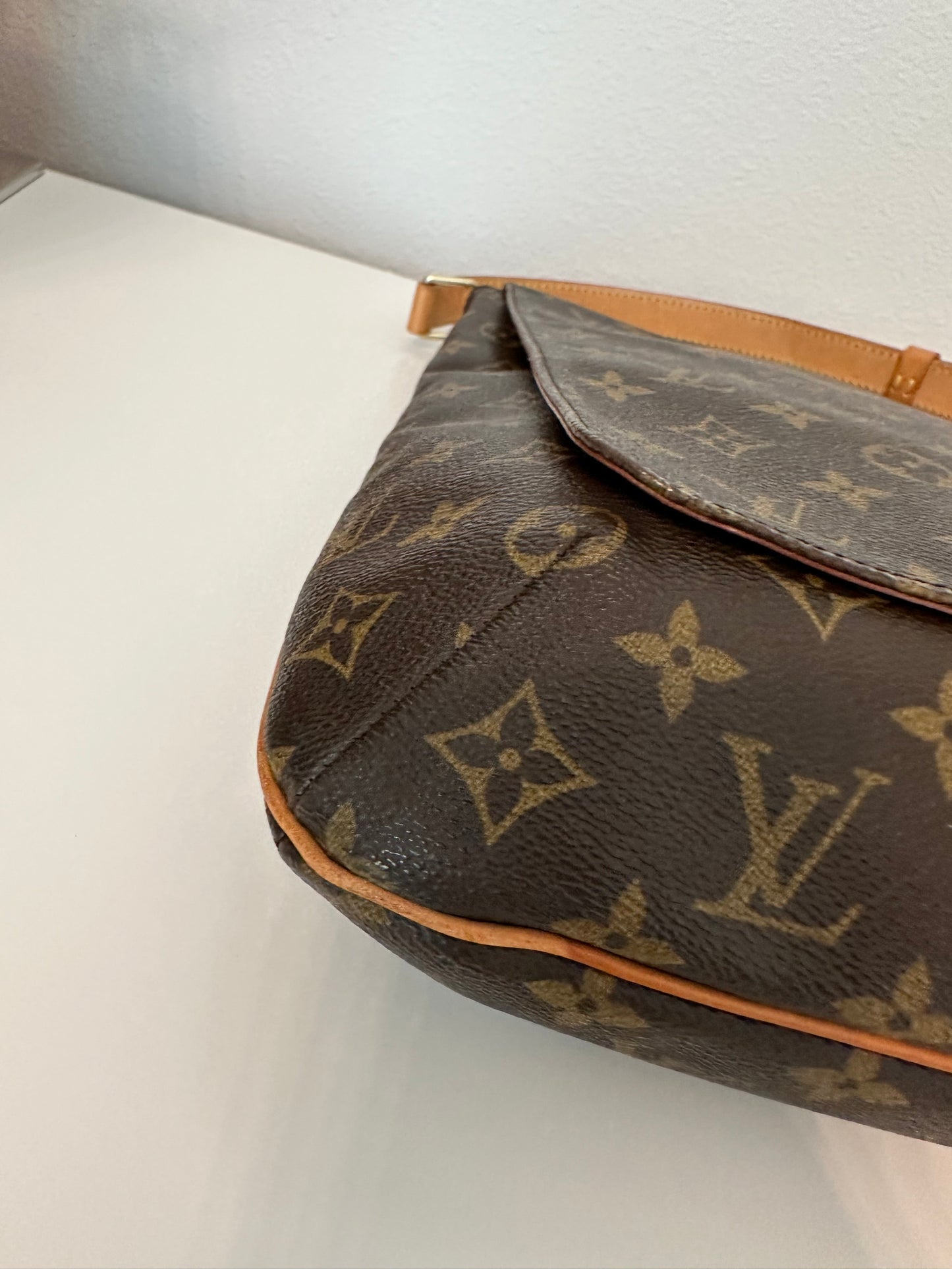 Pre-owned Authentic Louis Vuitton Musette Salsa GM Monogram Shoulder / Crossbody Bag