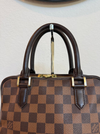 Pre-owned Authentic Louis Vuitton Brera Damier Ebene Handbag