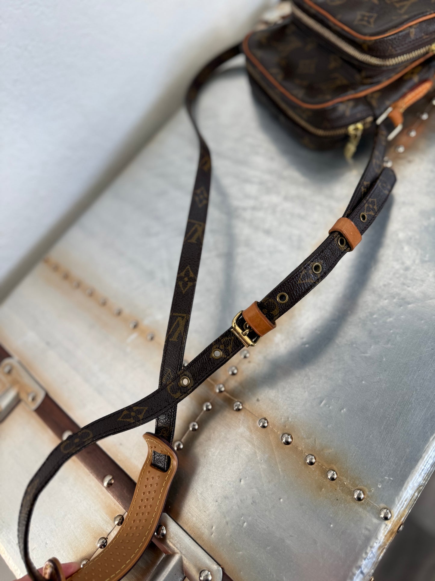 Pre-owned Authentic Louis Vuitton Amazon Monogram Crossbody Bag