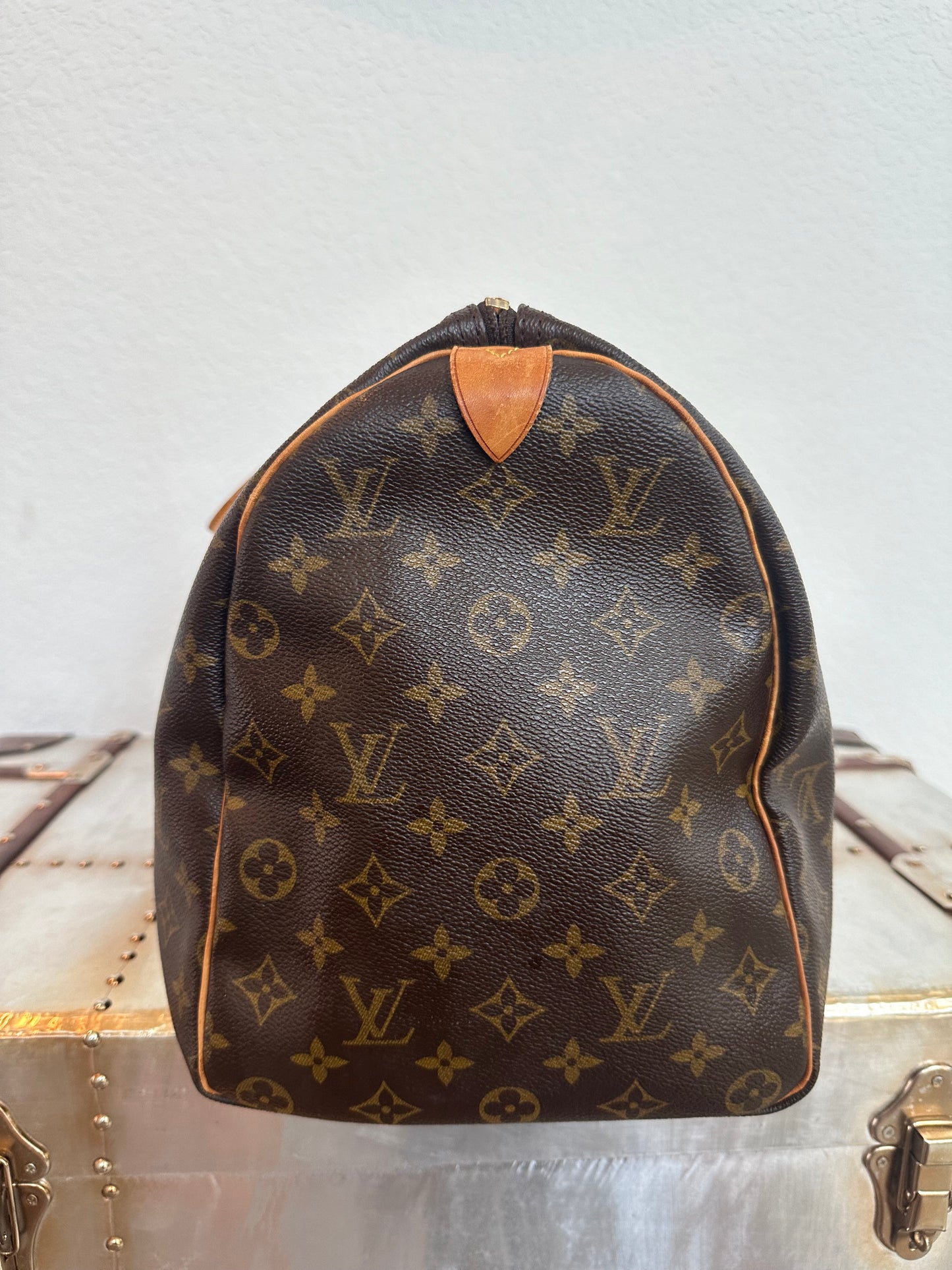 Pre-owned Authentic Louis Vuitton Keepall 45 Monogram Travel Handbag