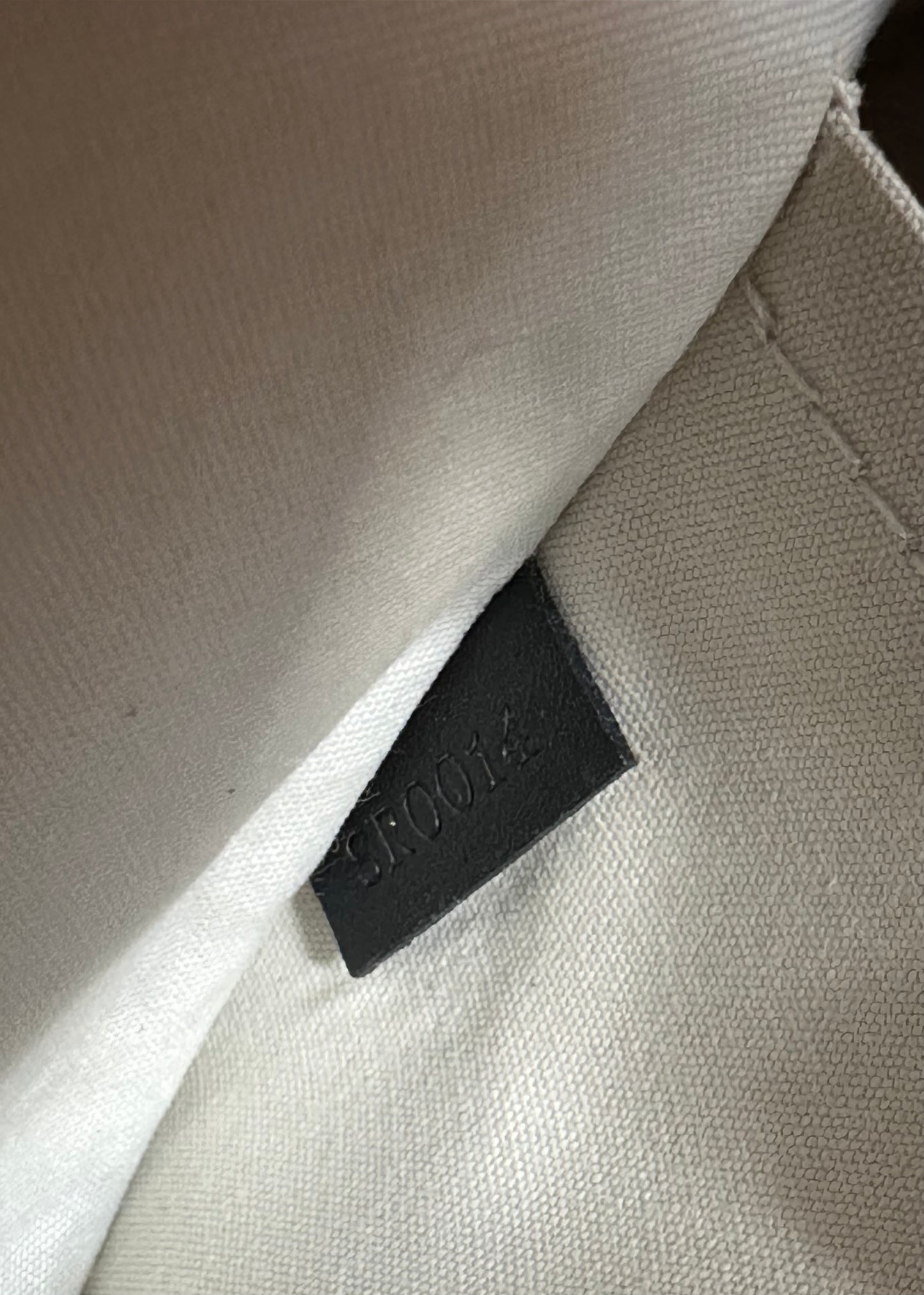 Pre-owned Authentic Louis Vuitton Lucille PM Navy Monogram Mini Lin Bag