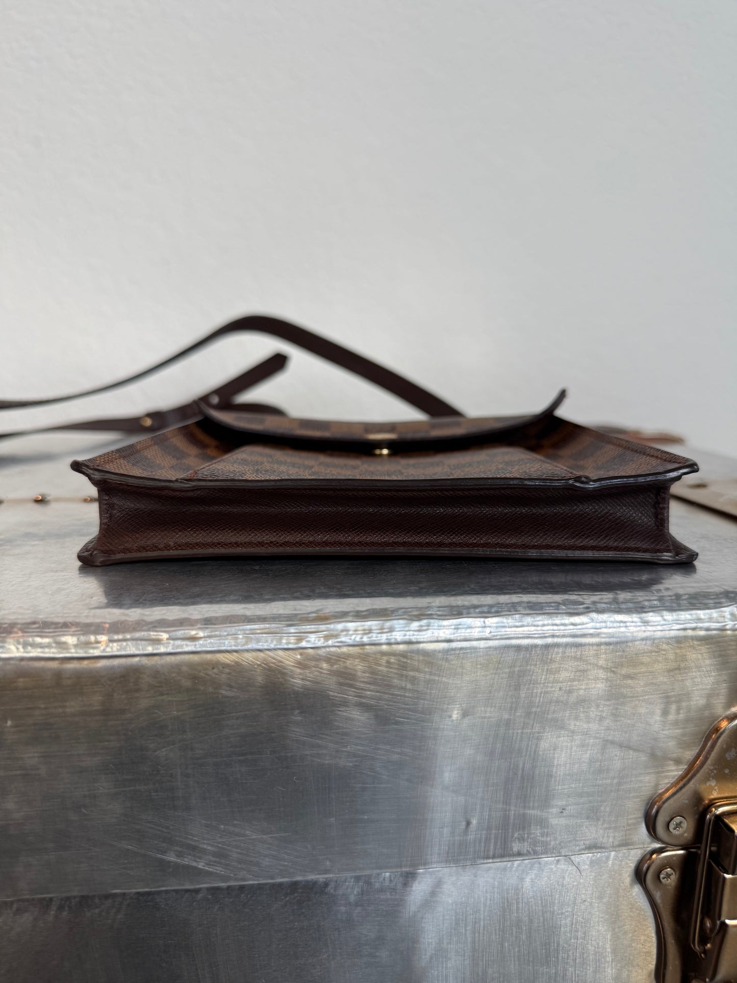 Pre-owned Authentic Louis Vuitton Pimlico Damier Ebene Shoulder / Crossbody Bag