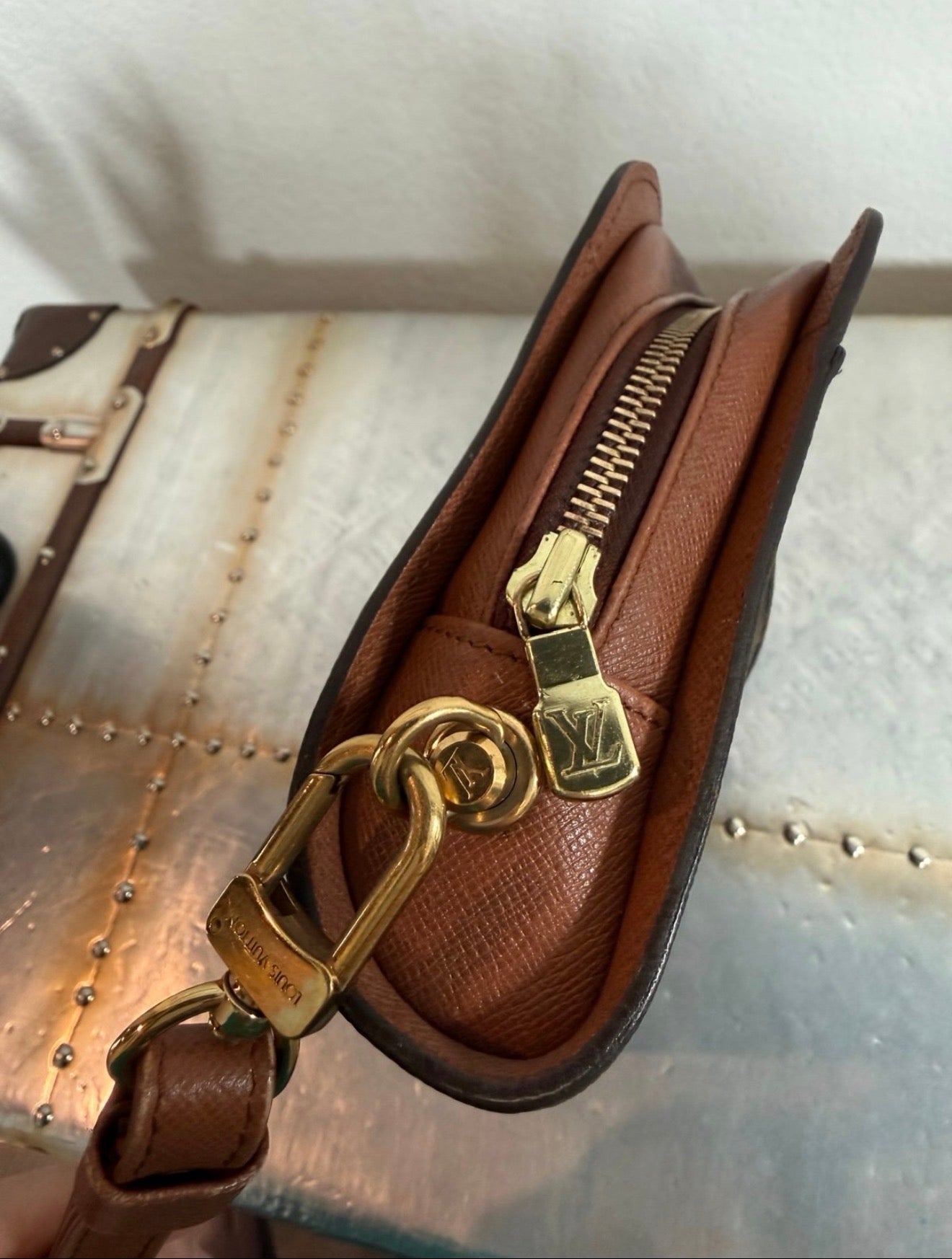 Pre-owned Authentic Louis Vuitton Monogram Orsay Clutch Handbag