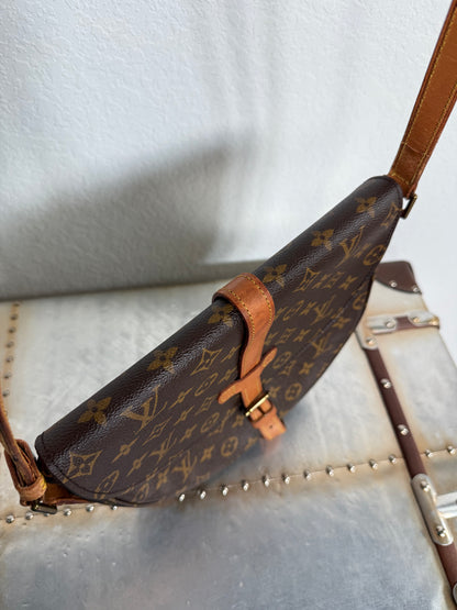 Pre-owned Authentic Louis Vuitton Chantilly GM Monogram Crossbody Bag