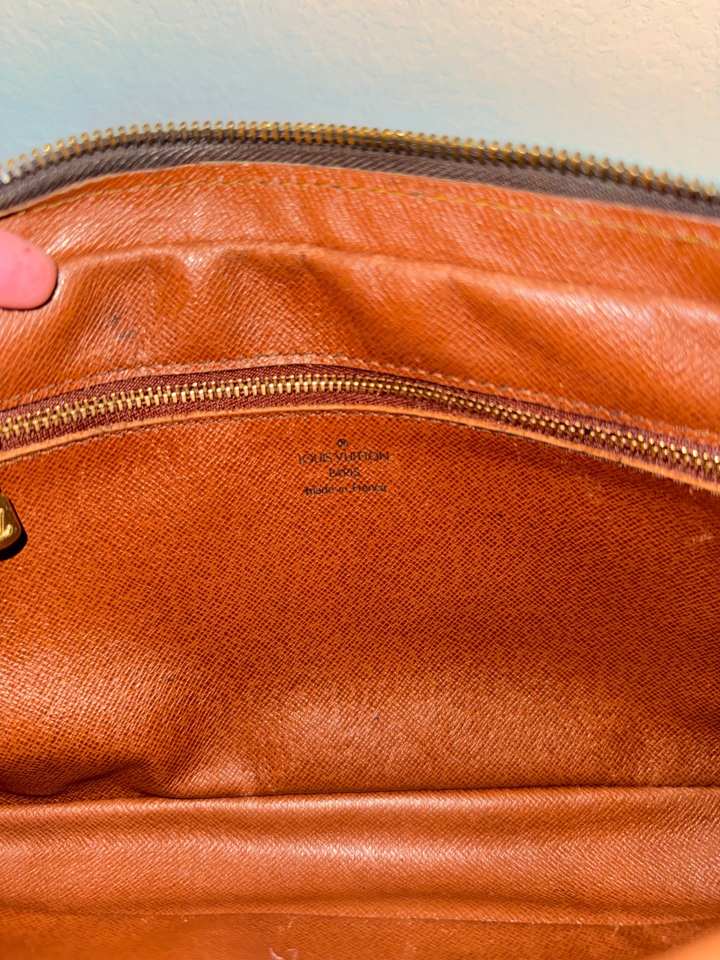 Pre-owned Authentic Louis Vuitton Marly Dragonne GM Monogram Clutch / Handbag