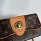 Pre-owned Authentic Louis Vuitton Boetie Monogram Long Wallet