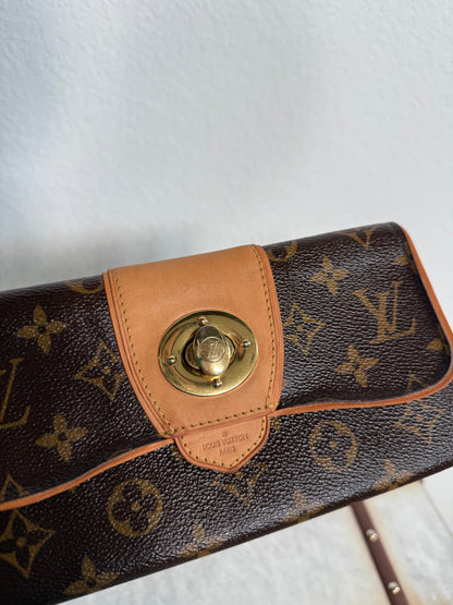 Pre-owned Authentic Louis Vuitton Boetie Monogram Long Wallet