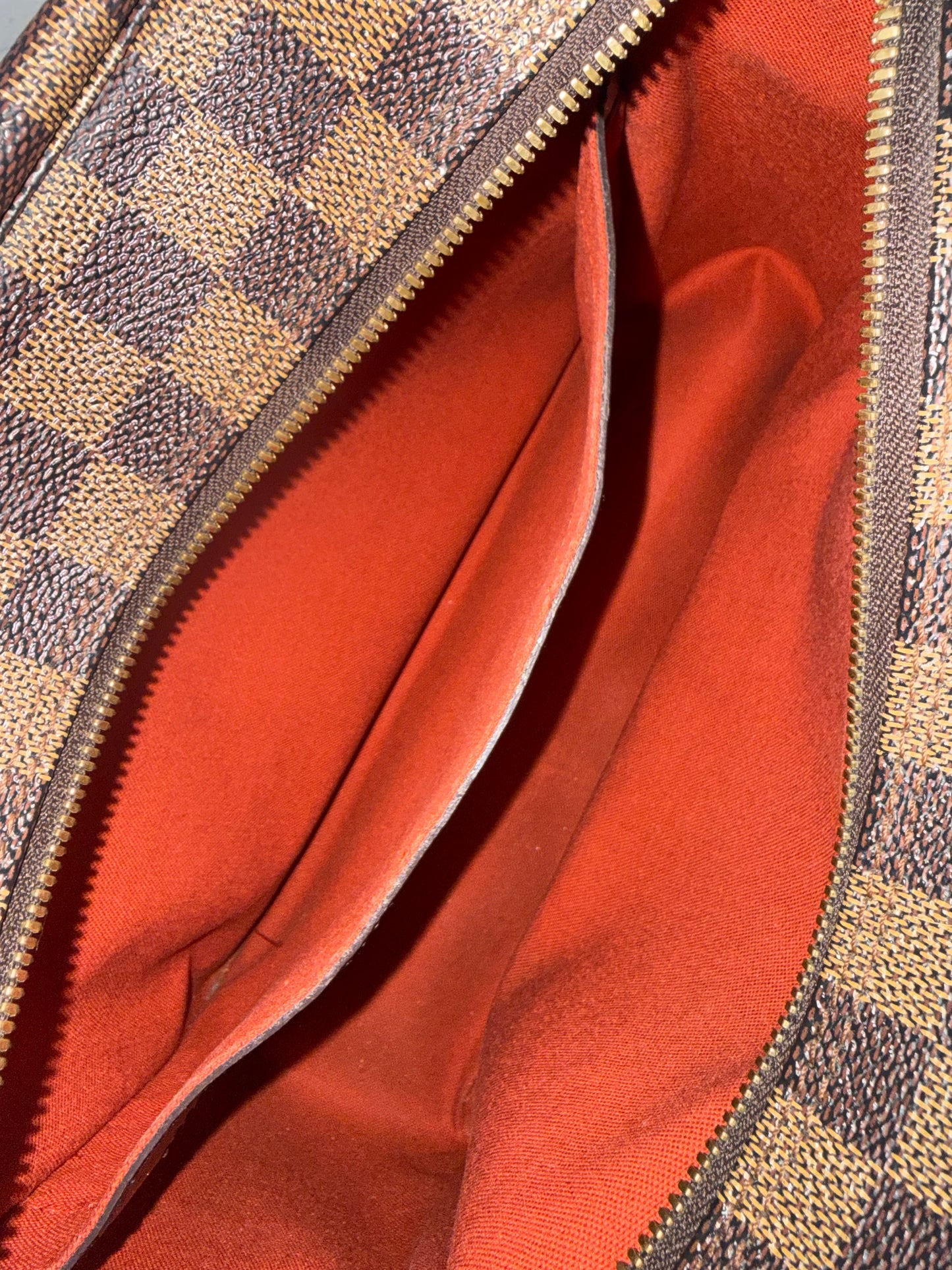 Pre-owned Authentic Louis Vuitton Naviglio Damier Ebene Crossbody Bag