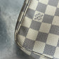 Pre-owned Louis Vuitton Pochette Accessoires Damier Azur Shoulder / Handbag