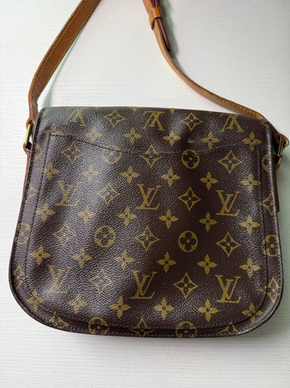 Pre-owned Authentic Louis Vuitton Saint Cloud GM Monogram Crossbody Bag