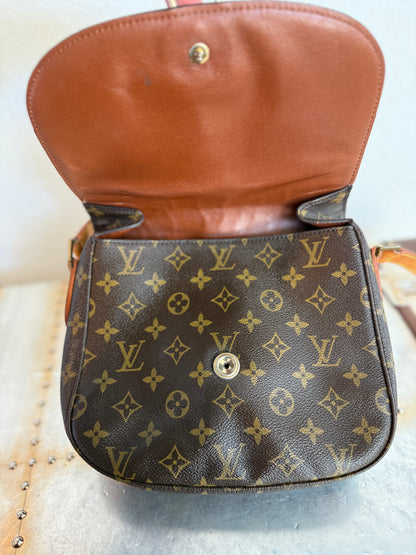 Pre-owned Authentic Louis Vuitton Saint Cloud GM Monogram Crossbody Bag