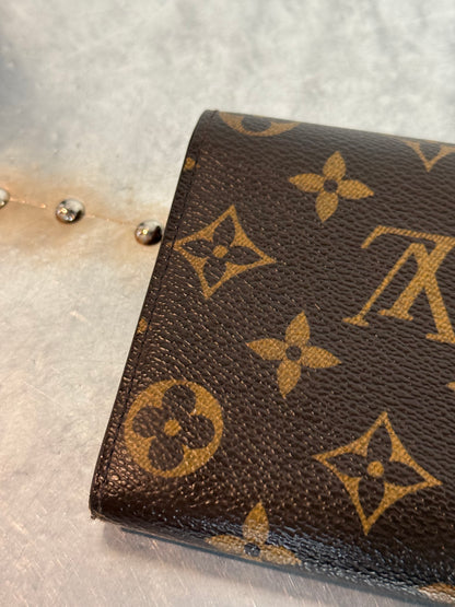 Pre-owned Authentic Louis Vuitton Portefeuille Sarah Monogram Long Wallet