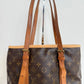 Pre-owned Authentic Louis Vuitton Bucket GM Monogram Shoulder Tote Bag