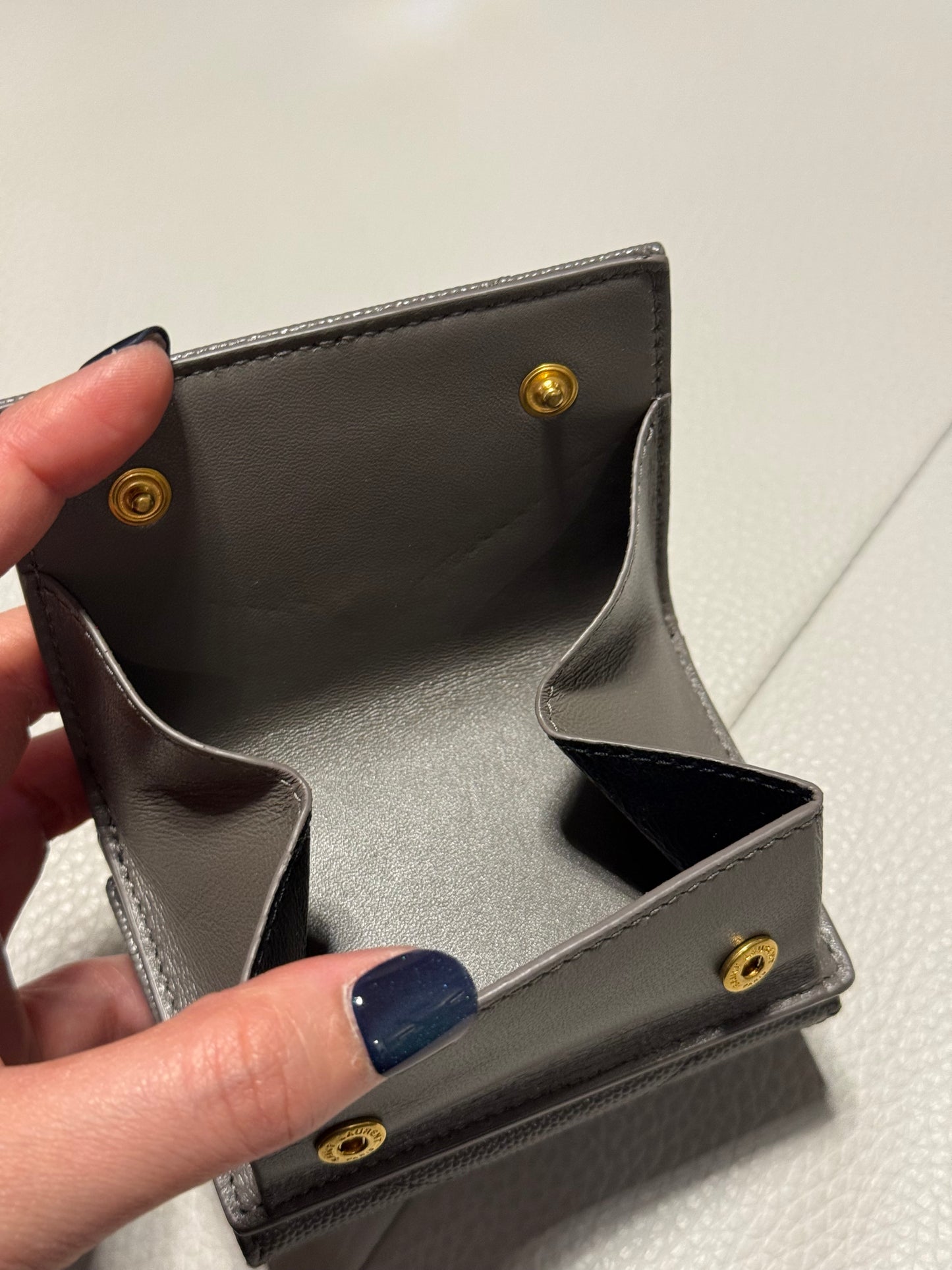 Yves Saint Laurent Cassandra Leather French Wallet