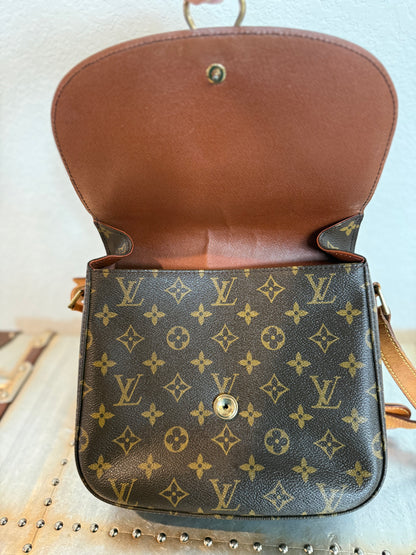 Pre-owned Authentic Louis Vuitton Saint Cloud GM Monogram Crossbody Bag