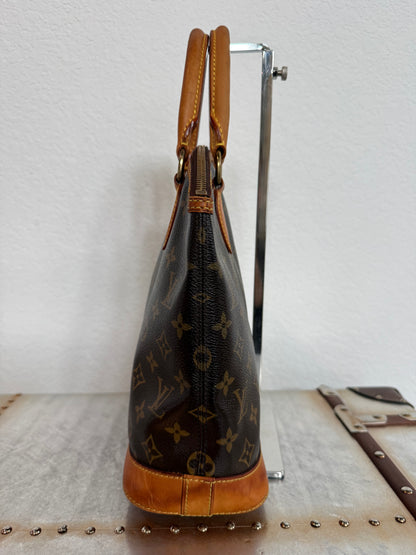 Pre-owned Authentic Louis Vuitton Lockit PM Monogram Handbag