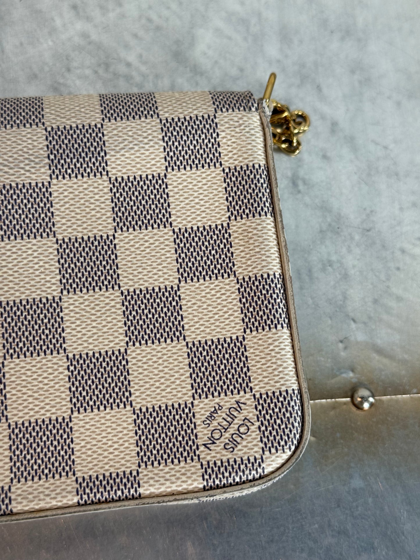 Pre-owned Authentic Louis Vuitton Felicie Pochette Monogram Crossbody Bag
