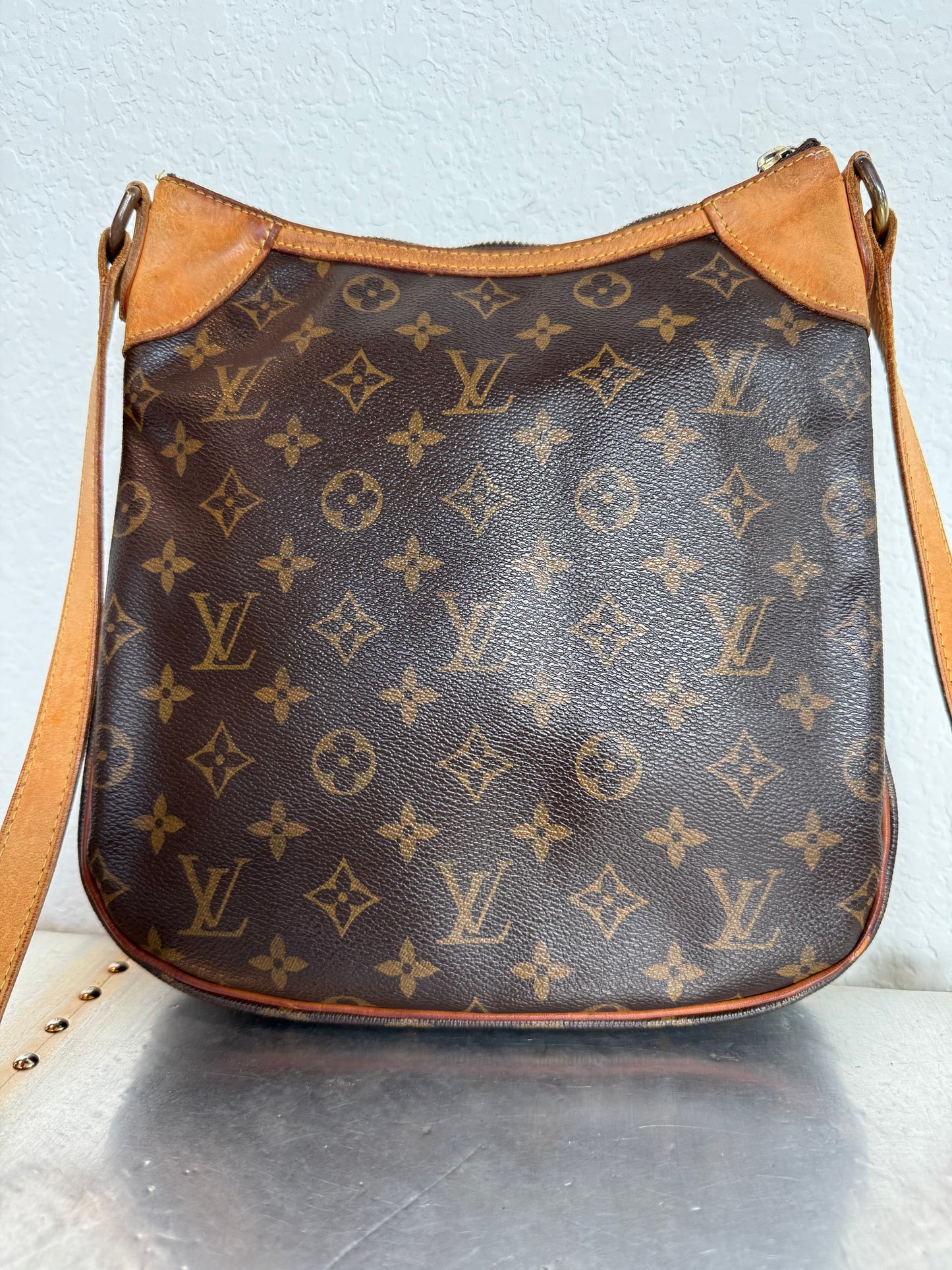 Pre-owned Authentic Louis Vuitton Odeon PM Monogram Shoulder / Crossbody Bag