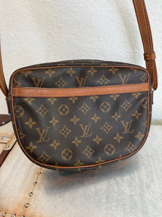 Pre-owned Authentic Louis Vuitton Jeune Fille MM Monogram Crossbody Bag