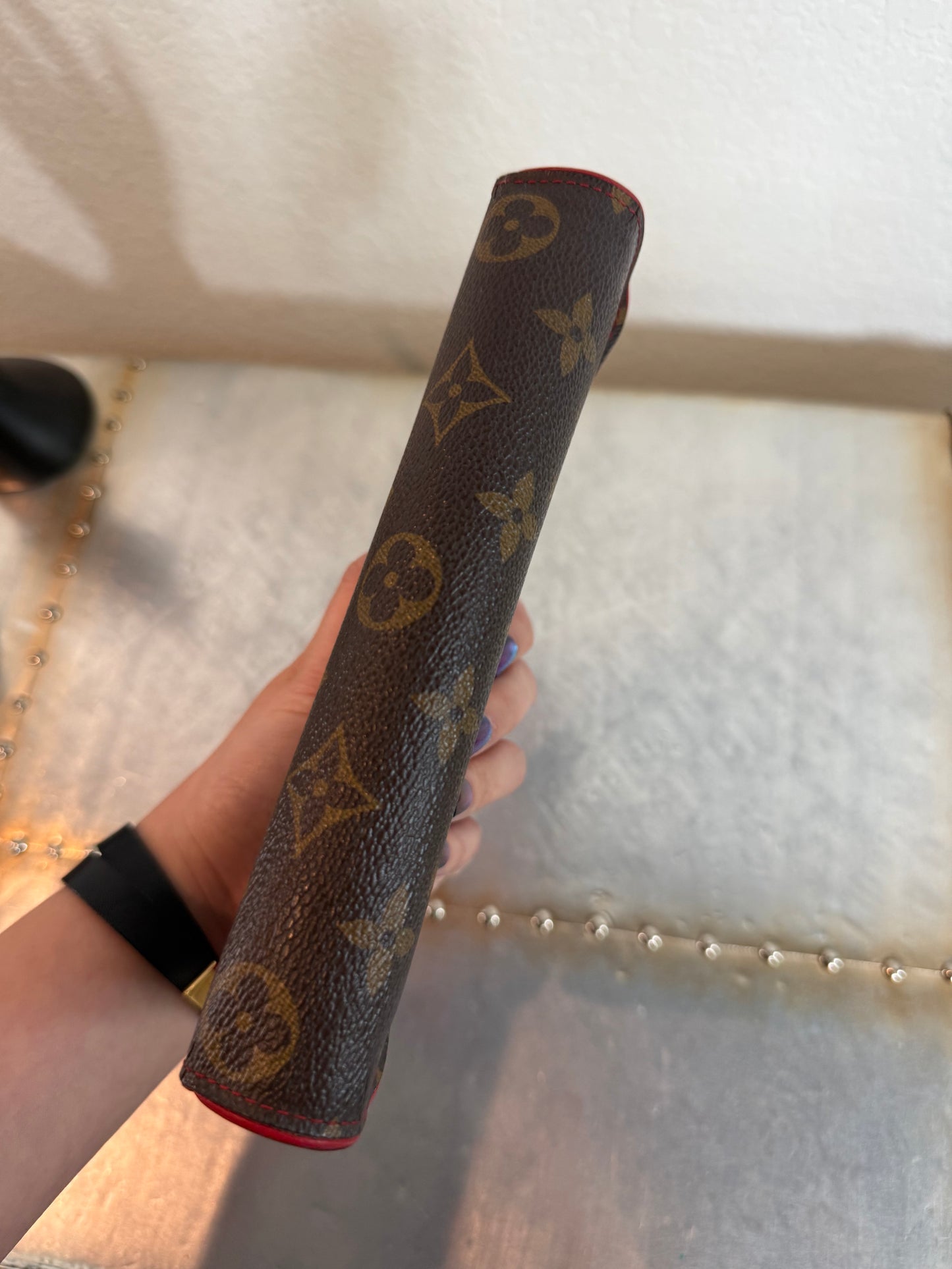 Pre-owned Authentic Louis Vuitton Monogram Sarah Retiro Long Wallet