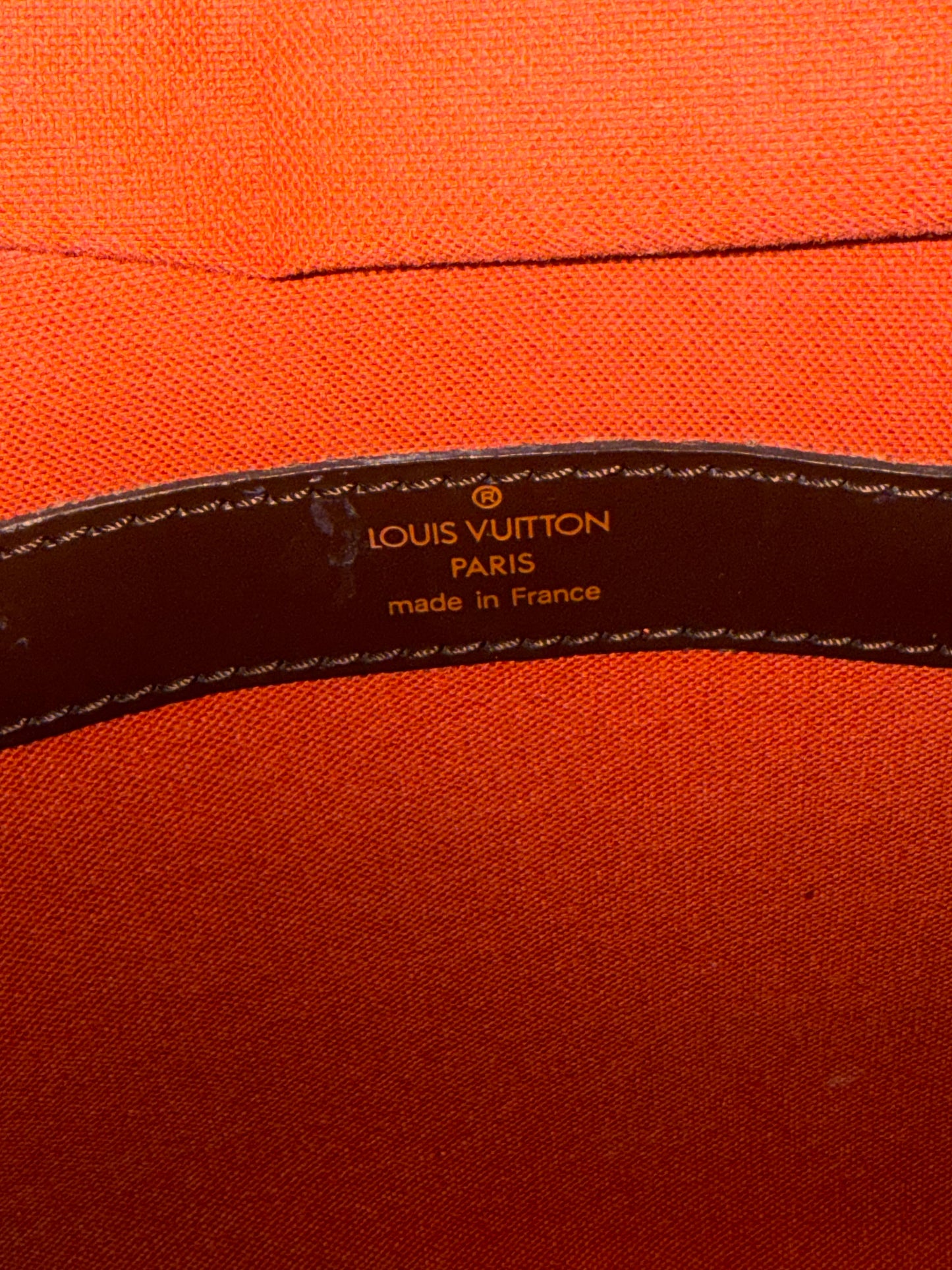 Pre-owned Authentic Louis Vuitton Naviglio Damier Ebene Crossbody Bag