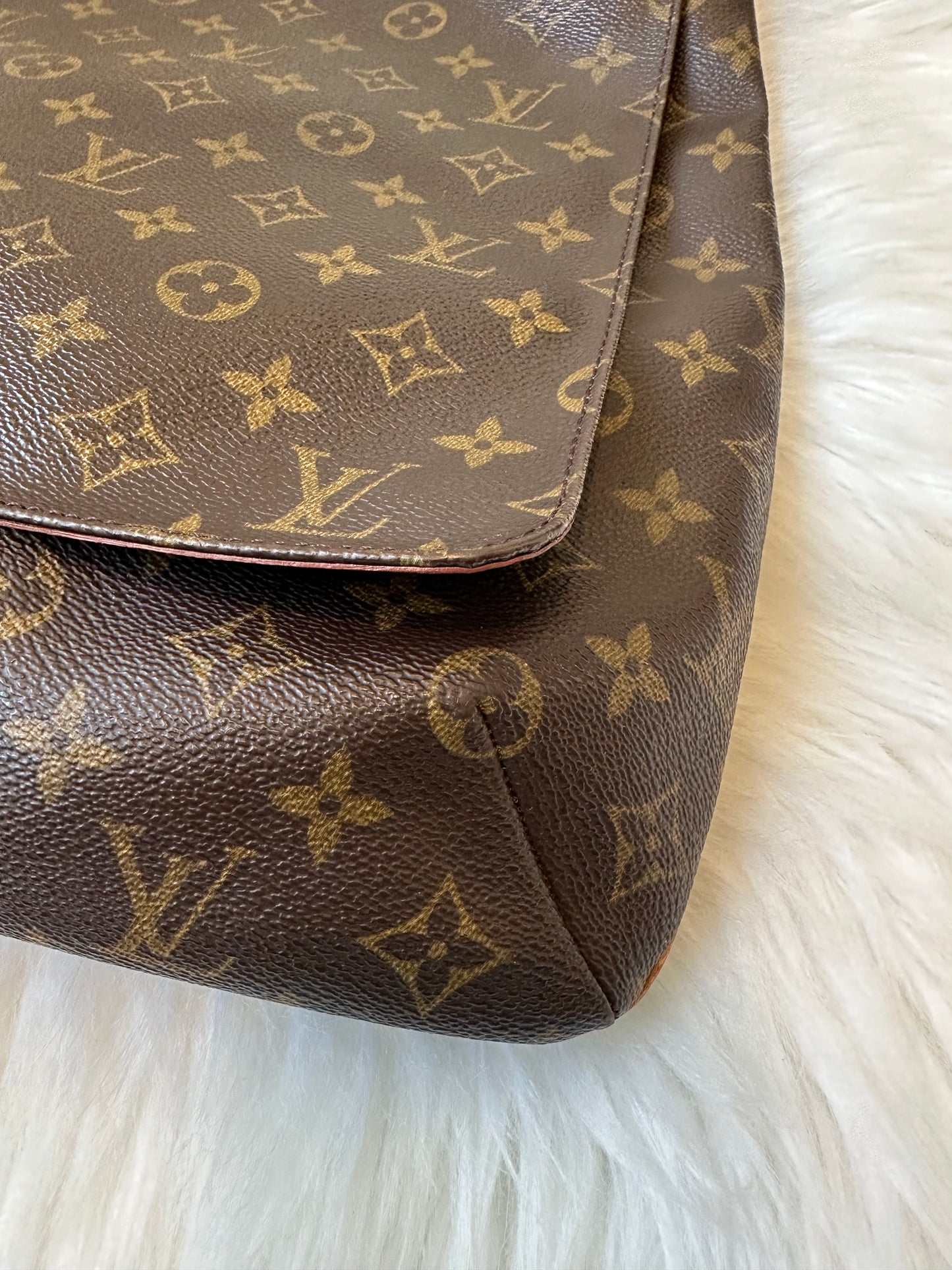 Pre-owned Authentic Louis Vuitton Musette Salsa GM Monogram Shoulder / Crossbody Bag