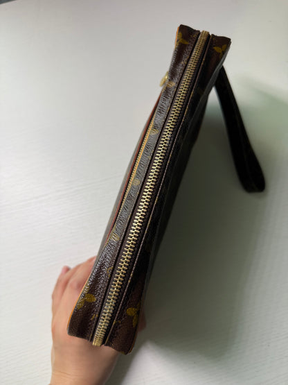 Pre-owned Authentic Louis Vuitton Marly Dragonne GM Monogram Clutch / Handbag