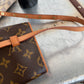 Pre-owned Authentic Louis Vuitton Monogram Florentine Waist Bag