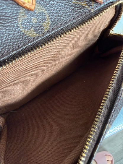 Pre-owned Authentic Louis Vuitton Montsouris MM Monogram Backpack