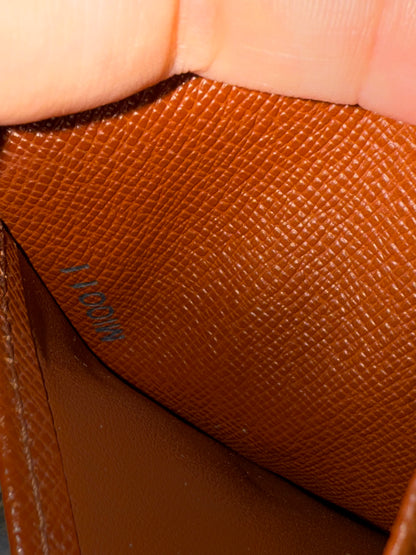 Pre-owned Authentic Louis Vuitton Monogram Compact Zip Wallet