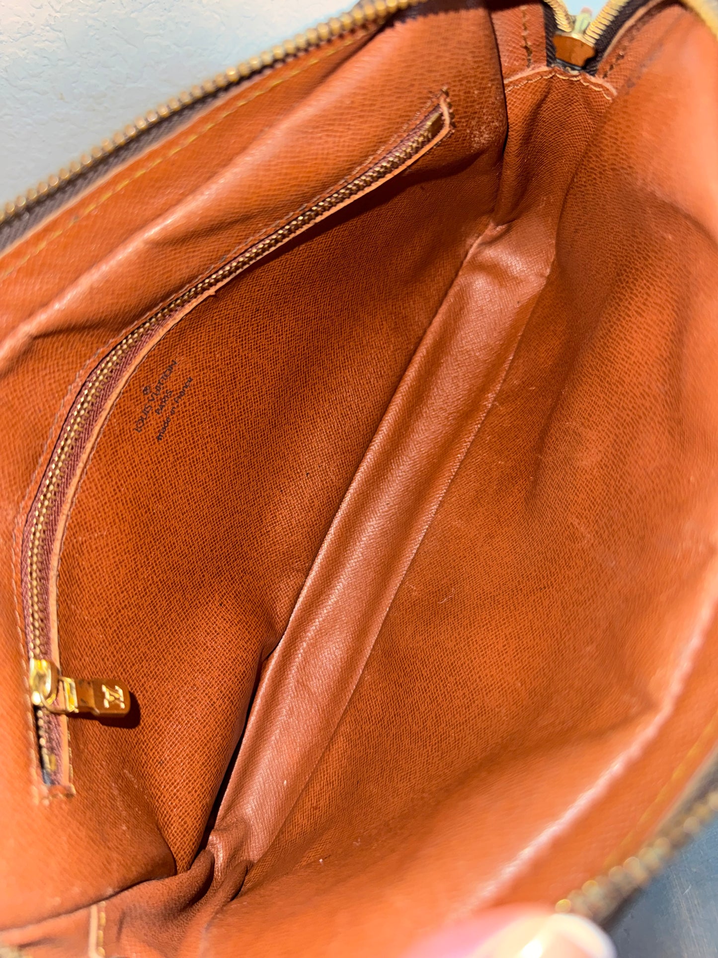 Pre-owned Authentic Louis Vuitton Marly Dragonne GM Monogram Clutch / Handbag