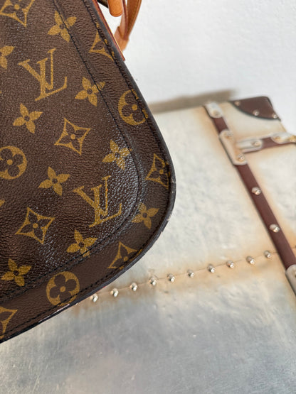 Pre-owned Authentic Louis Vuitton Saint Cloud GM Monogram Crossbody Bag