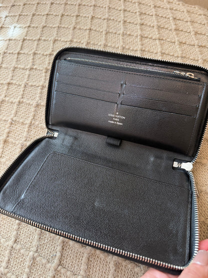Pre-owned Authentic Louis Vuitton Zippy Organizer Long Wallet